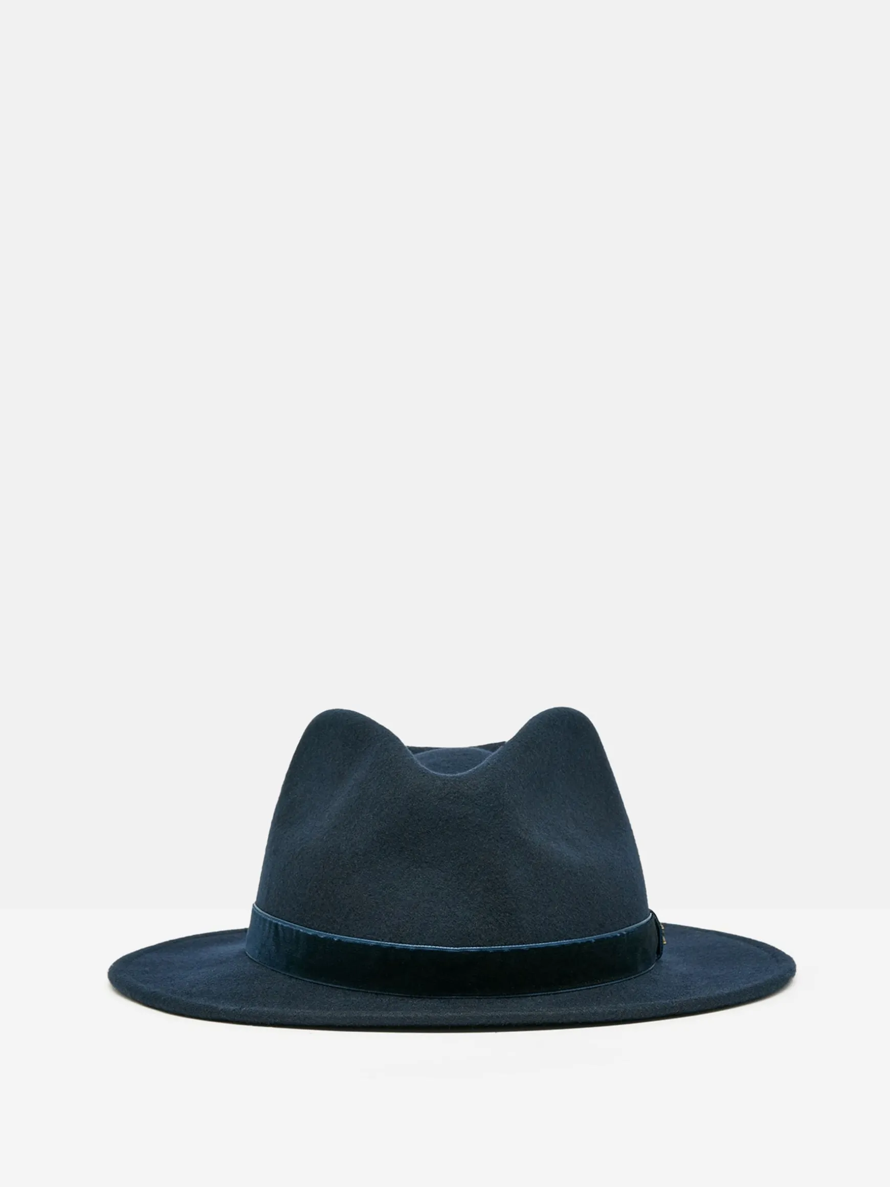 Maude Navy Blue Wool Fedora Hat