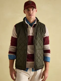 Maynard Green Diamond Quilted Gilet