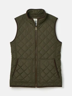 Maynard Green Diamond Quilted Gilet