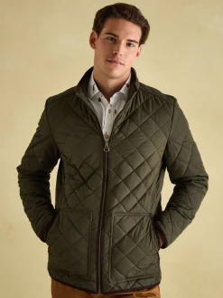 Maynard Green Diamond Quilted Jacket