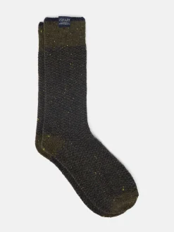 Men's Cabin Green/Navy Socks