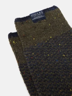 Men's Cabin Green/Navy Socks