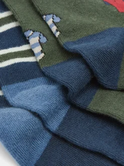 Men's Kingsbury Green/Navy 2 Pack Socks (size 7-12)