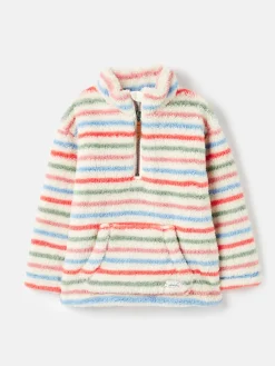 Merridie Cream Quarter Zip Fleece