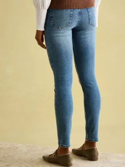 Mid Blue Skinny Fit Jeans
