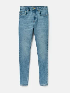 Mid Blue Skinny Fit Jeans