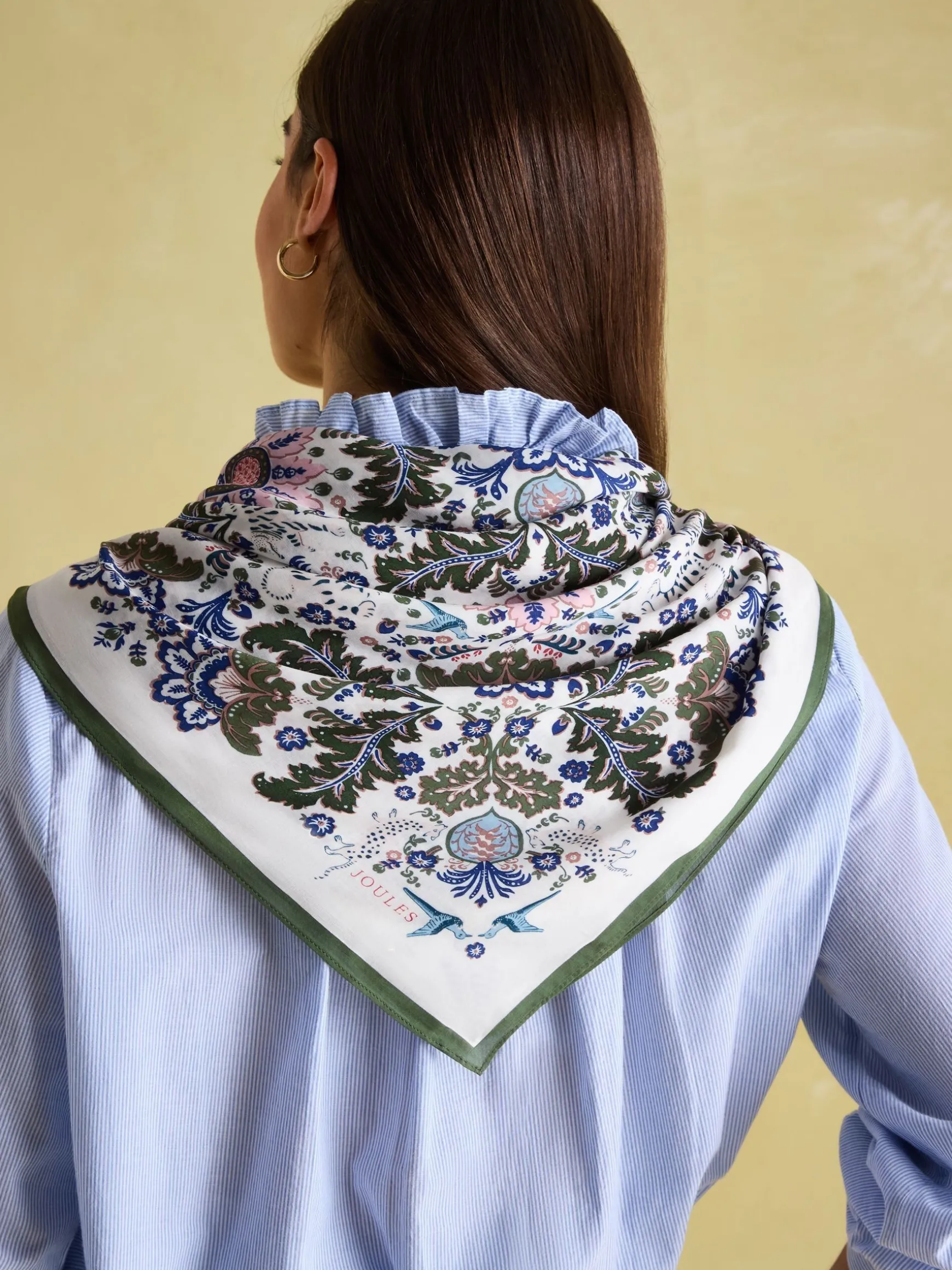 Middleton Cream Viscose Scarf