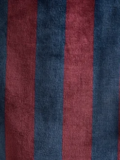 Montague Burgundy Fleece Lined Dressing Gown