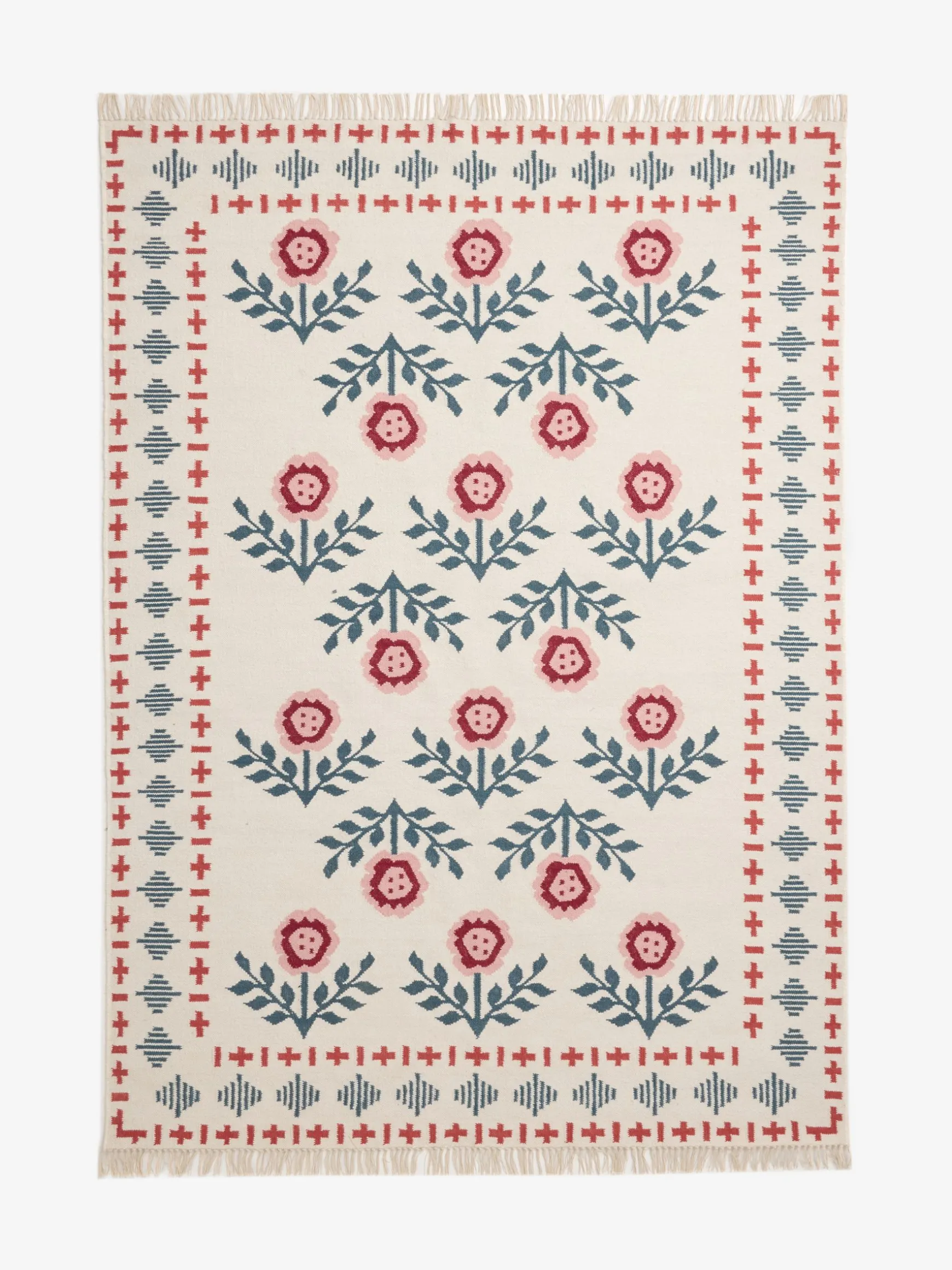 Multi Attingham Floral Wool Klim Rug
