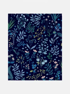 Navy Blue Holcombe Floral 10M Wallpaper
