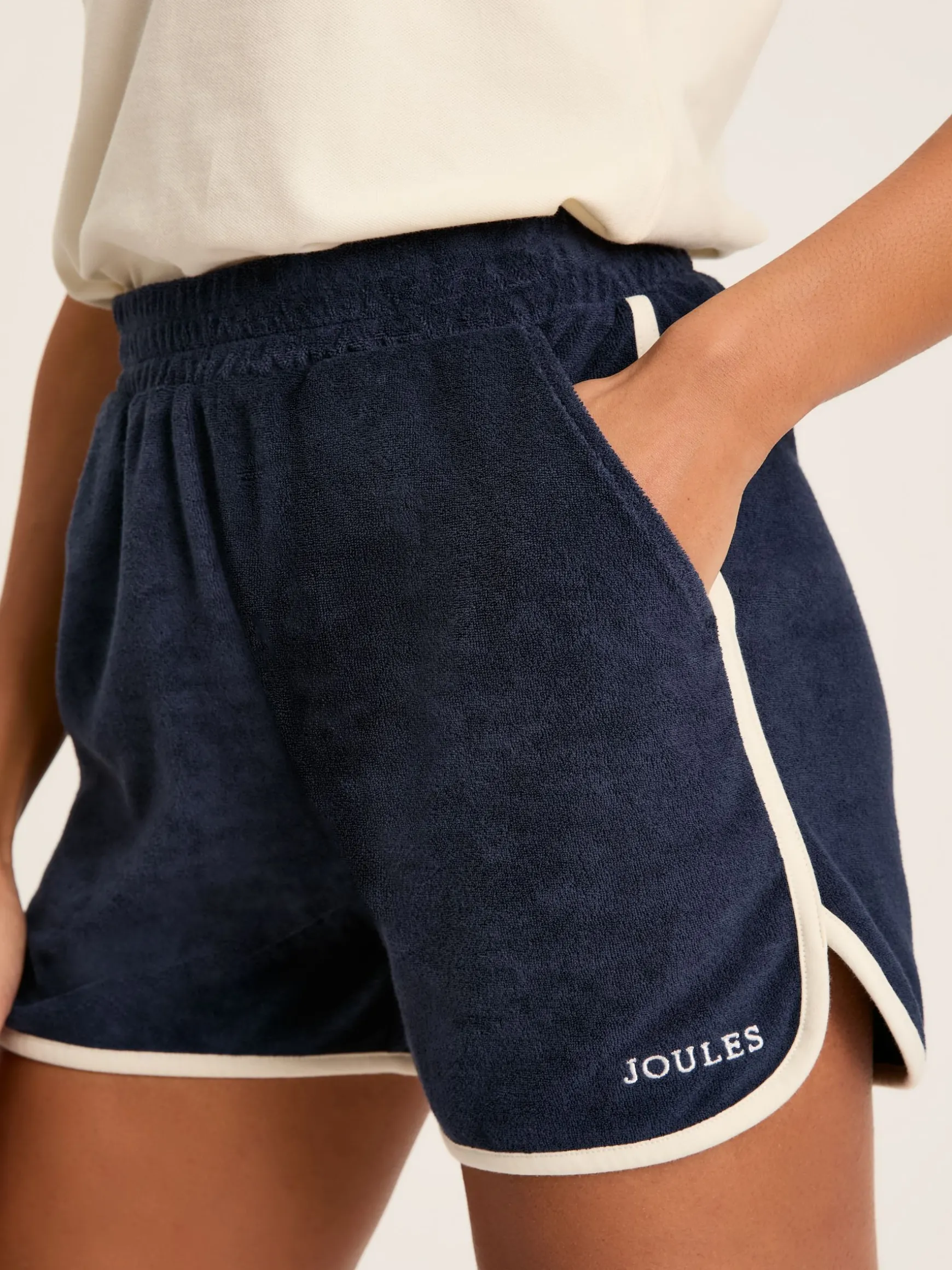 Navy Blue Kingsley Towelling Shorts