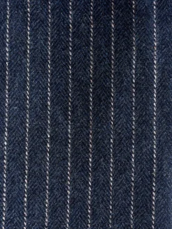 Navy Slim Fit Pinstripe Suit Trousers