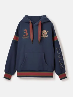 Newham Navy blue Embellished Hoodie