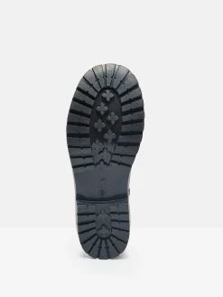 Oakfield Black/Animal Short Neoprene-Lined Wellies