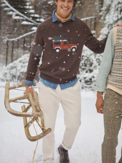 Oaksey Cream Jumbo Cord Trousers