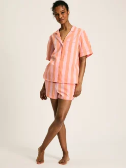 Olivia Pink Striped Pyjama Set