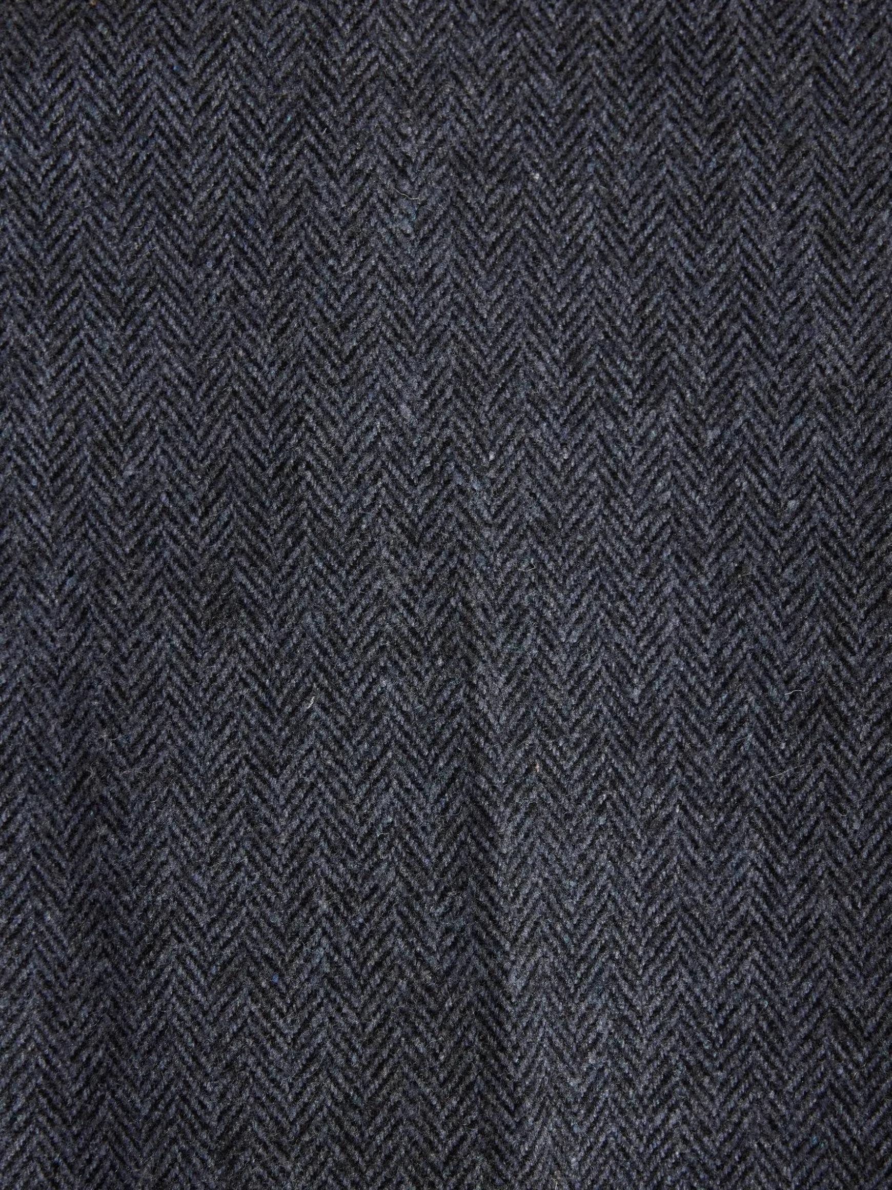 Oundle Navy Herringbone Slim Fit Trousers