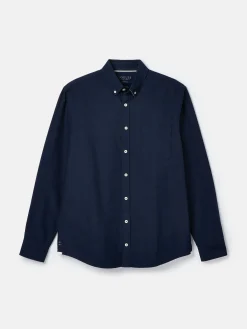 Oxford Navy Blue Long Sleeve Classic Fit Shirt