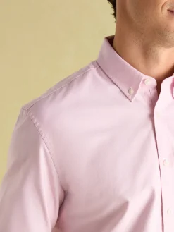 Oxford Pink Long Sleeve Classic Fit Shirt