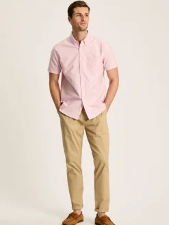 Oxford Pink Short Sleeve Classic Fit Shirt