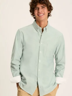 Oxford Sage Green Long Sleeve Classic Fit Shirt