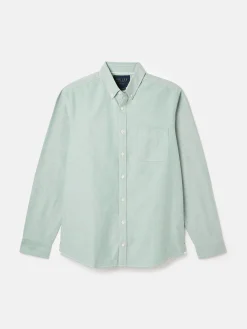 Oxford Sage Green Long Sleeve Classic Fit Shirt