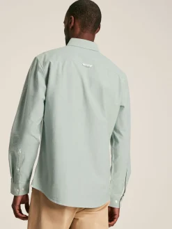Oxford Sage Green Long Sleeve Classic Fit Shirt