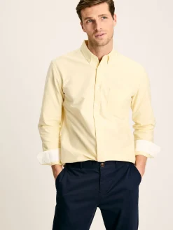 Oxford Yellow Long Sleeve Classic Fit Shirt