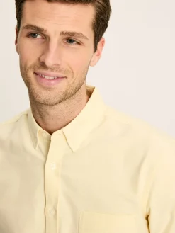 Oxford Yellow Long Sleeve Classic Fit Shirt