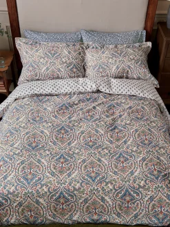 Paisley Blue 100% Cotton Bedding Set