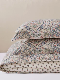 Paisley Blue 100% Cotton Bedding Set