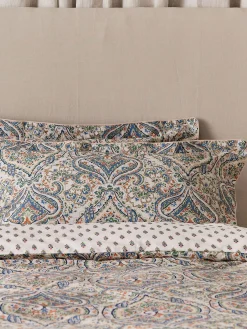 Paisley Blue 100% Cotton Bedding Set