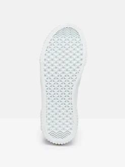 Peasy Green Slip On Plimsolls