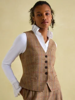 Penrose Check Tweed Waistcoat