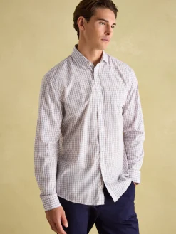Pink Check Cotton Shirt