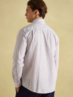 Pink Check Cotton Shirt