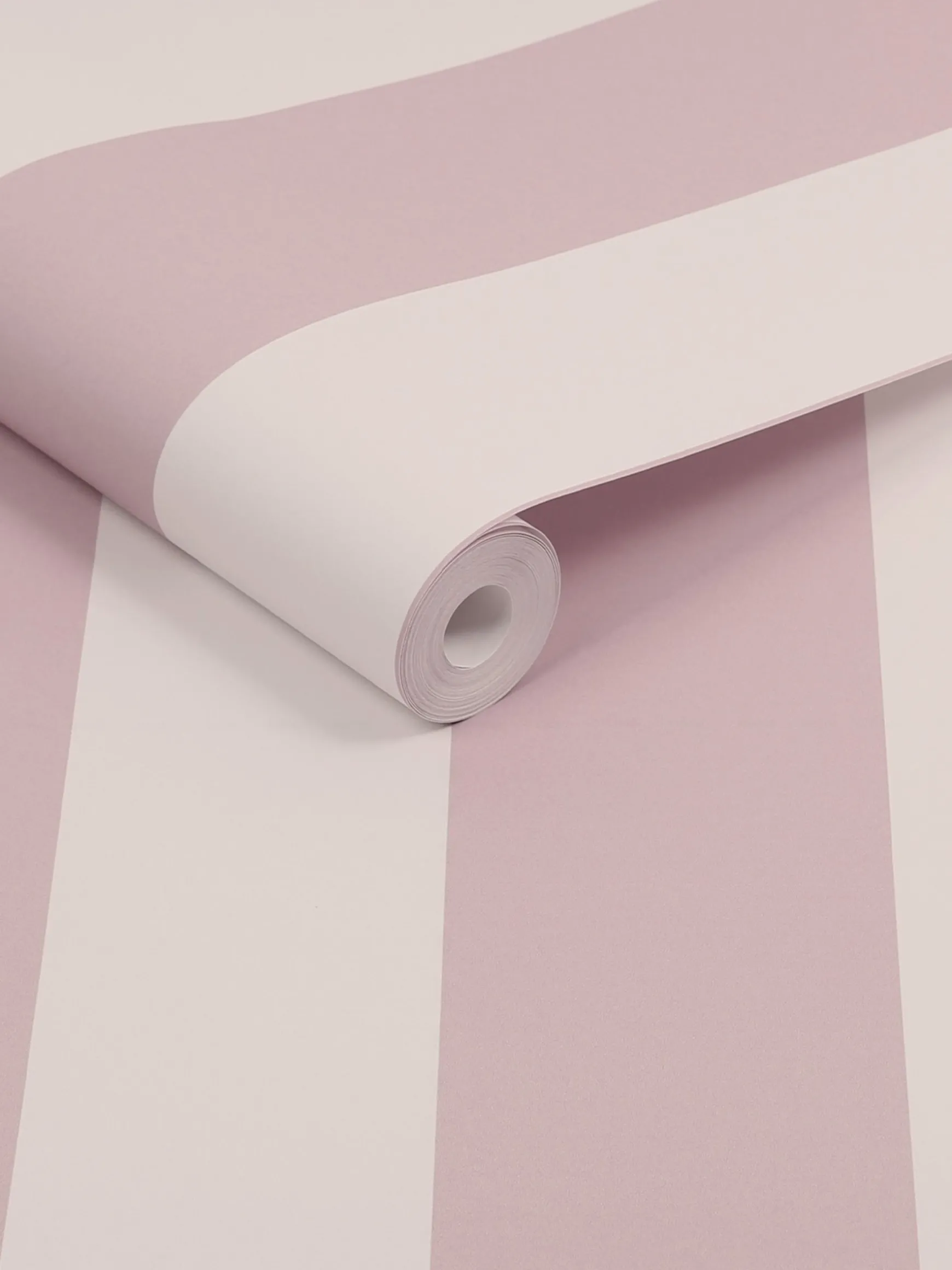 Pink Harborough Stripe 10M Wallpaper