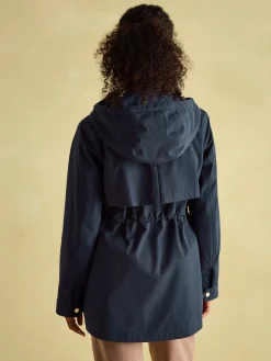 Portwell Navy Blue Waterproof Raincoat With Hood