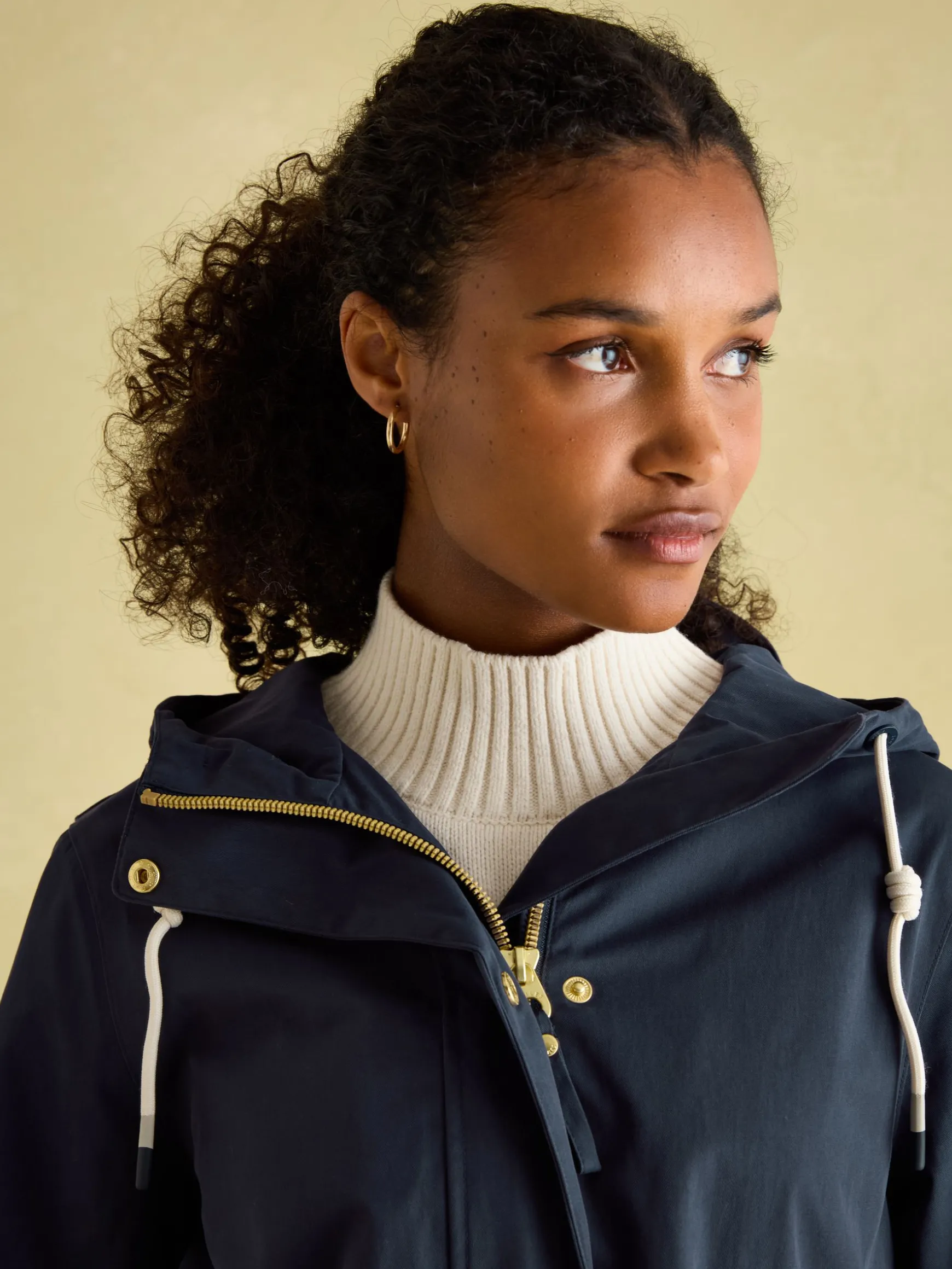 Portwell Navy Blue Waterproof Raincoat With Hood