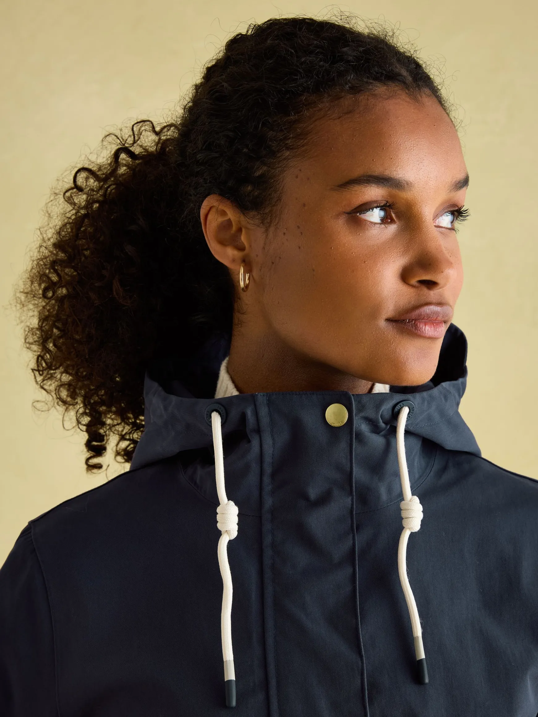 Portwell Navy Blue Waterproof Raincoat With Hood