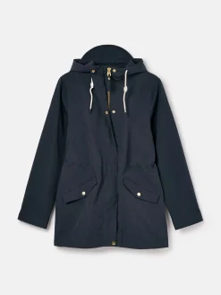 Portwell Navy Blue Waterproof Raincoat With Hood