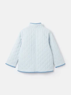 Primrose Blue Quilted Reversible Jacket