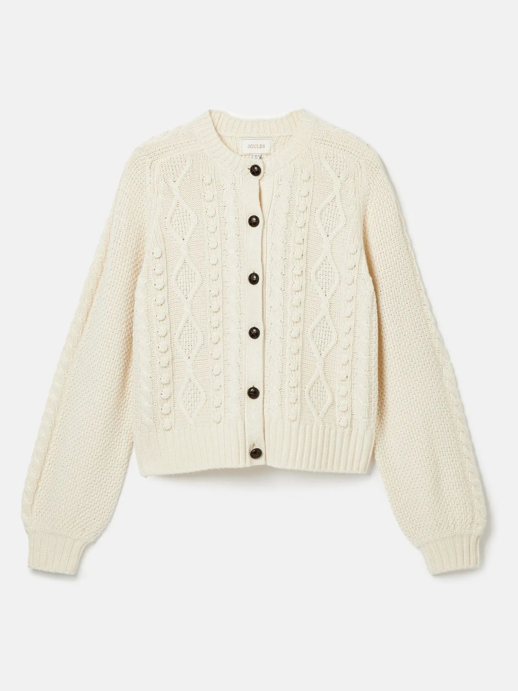 Rafferty Cream Cable Knit Cardigan