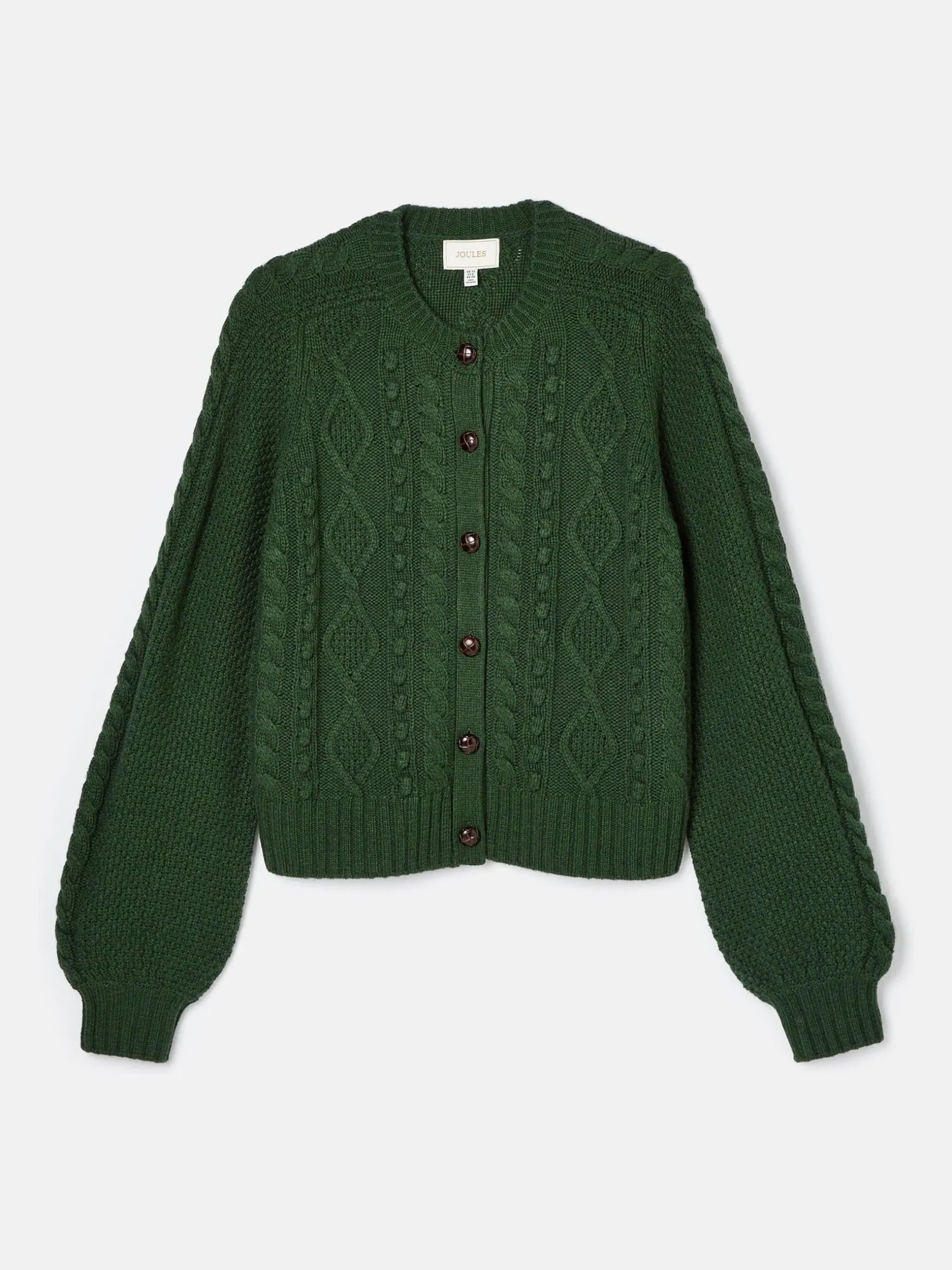 Rafferty Green Cable Knit Cardigan