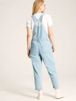 Railroad Blue & White Pinstripe Denim Dungarees