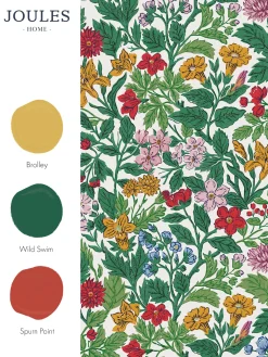 Rainbow Arts & Crafts Floral 10M Wallpaper