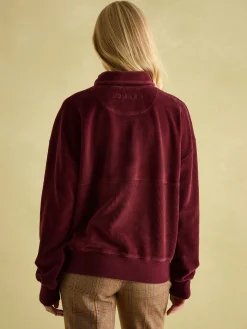 Renee Burgundy Corduroy Sweatshirt