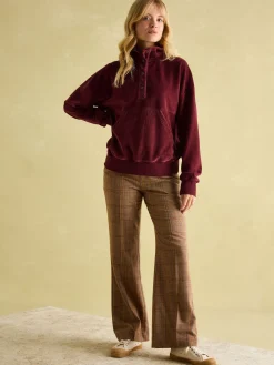 Renee Burgundy Corduroy Sweatshirt