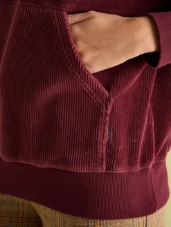 Renee Burgundy Corduroy Sweatshirt