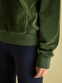 Renee Green Corduroy Sweatshirt